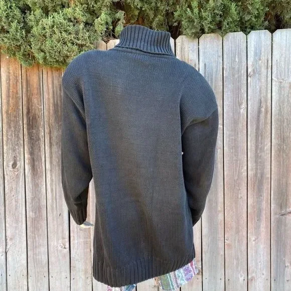 Vintage Trash 1980s Cheetah Leopard Fashion Streetwear Sweater w/ Shoulder Pads